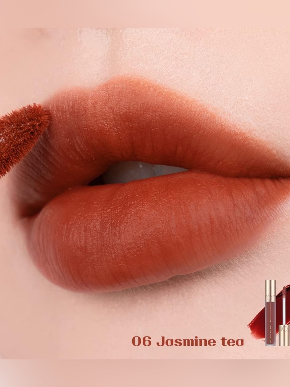 Romand Matte Liquid Lipstick in Deep Rose - #06 Jasmine Tea